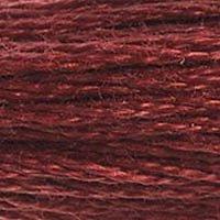 A close up of stranded thread col 221 Mars Red