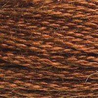 A close up of stranded thread col 300 Mahogany