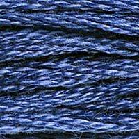 A close up of stranded thread col 312 Night Blue