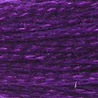 Close up of DMC stranded cotton shade 550 Blackcurrant