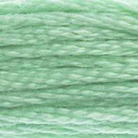 Close up of DMC stranded cotton shade 564 Light Malachite Green