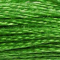 Close up of DMC stranded cotton shade 703 Springtime Green