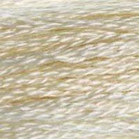 Close up of DMC stranded cotton shade 712 Cream