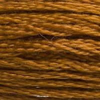 Close up of DMC stranded cotton shade 780 Chestnut Tree Brown