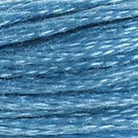 Close up of DMC stranded cotton shade 813 Light Blue