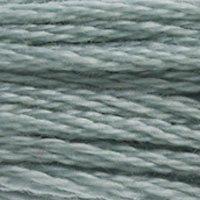 Close up of DMC stranded cotton shade 927 Oyster Grey