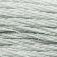 Close up of DMC stranded cotton shade 928 Light Pearl Grey