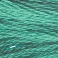 Close up of DMC stranded cotton shade 958 Seagreen