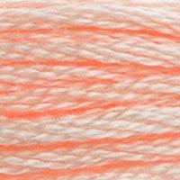 Close up of DMC stranded cotton shade 967 Pale Apricot