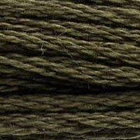 Close up of DMC stranded cotton shade 3021 Cliff Grey
