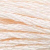 Close up of DMC stranded cotton shade 3770 Pale Eggshell Cream