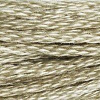 Close up of DMC stranded cotton shade 3782 Gingerbread Brown