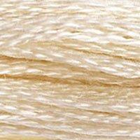 Close up of DMC stranded cotton shade ECRU Ecru