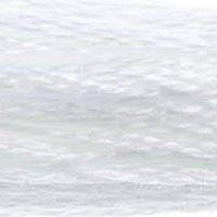 Close up of DMC stranded cotton shade W5200 Bright White