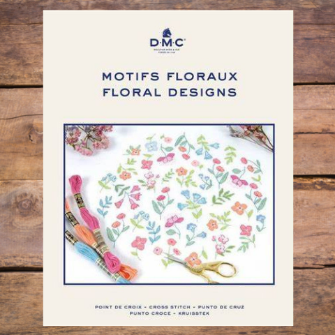 DMC Cross Stitch Book - Floral Designs