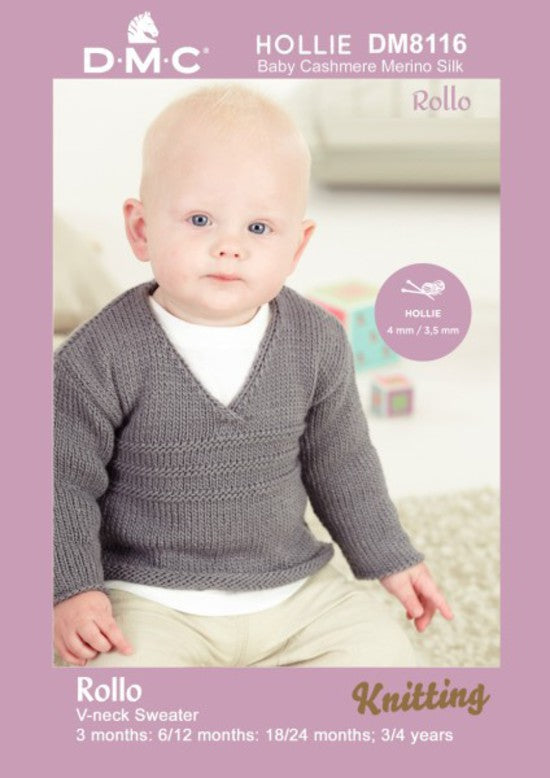 DMC Hollie Pattern  - Rollo V Neck Sweater