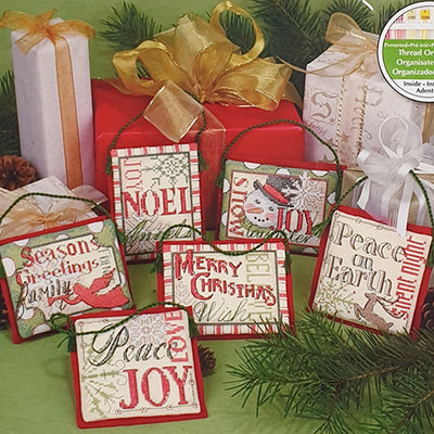 Dimensions Cross Stitch Kit - Christmas Sayings Ornaments