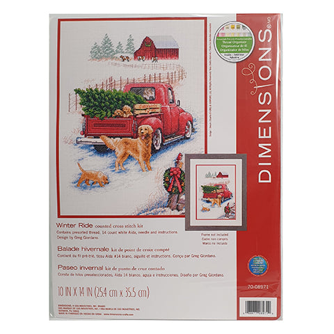 Dimensions Cross Stitch Kit - Winter Ride