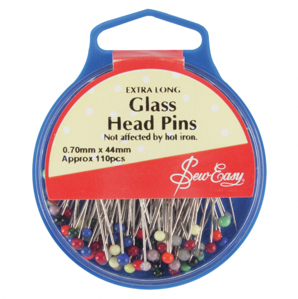 Sew Easy Extra Long Glass Head Pins