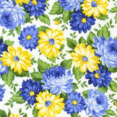 Flowerhouse Sunshine by Debbie Beaves for Robert Kaufman Fabrics