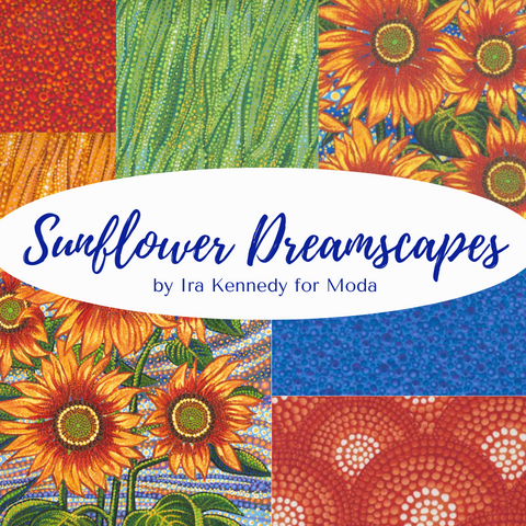 Sunflower Dreamscapes by Ira Kennedy for Moda