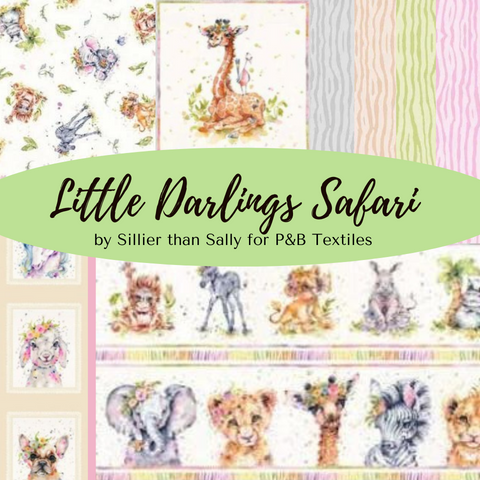 Little Darlings Safari by Sillier than Sally for P&B Textiles
