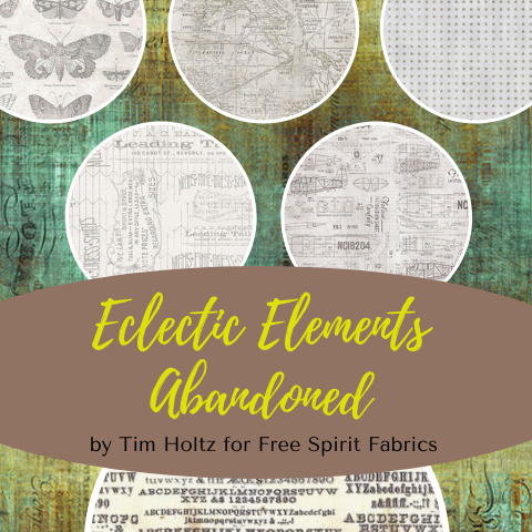 Eclectic Elements Abandoned by Tim Holtz for FreeSpirit