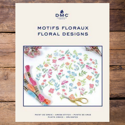 DMC Cross Stitch Book - Floral Designs