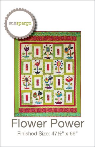 Sue Spargo - Flower Power hanging - Pattern