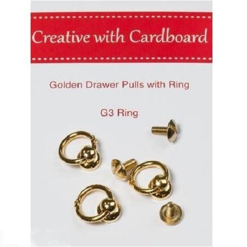 Creative with Cardboard - Drawer Pulls with Ring