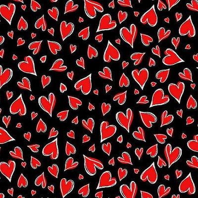 Parisian Hearts Black