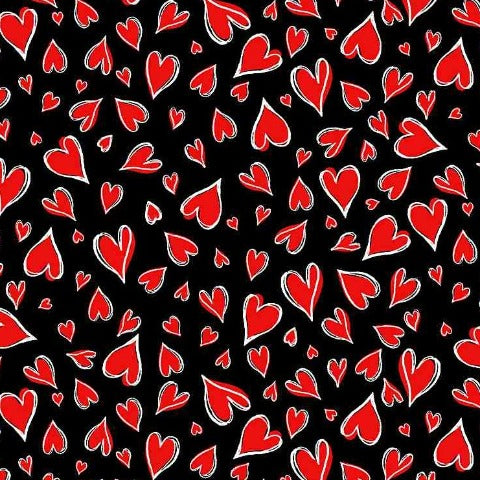 Parisian Hearts Black