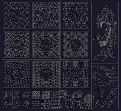 QH Textiles Sashiko Panels