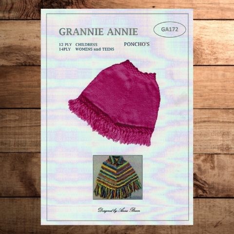 Grannie Annie 172  - Ponchos for Children, Teens and Women