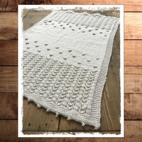 The Kiwi Stitch and Knit Co. - Heirloom Baby Blanket