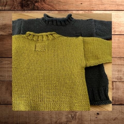 The Kiwi Stitch and Knit Co. - Rolled Edge Jumper