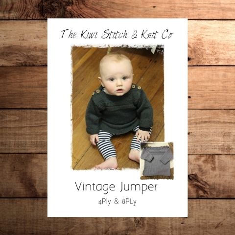 The Kiwi Knit and Stitch Company - Vintage Jumper