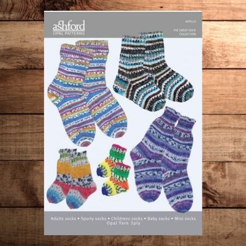 Ashford - Opal Patterns AYP019 -The Great Sock Collection