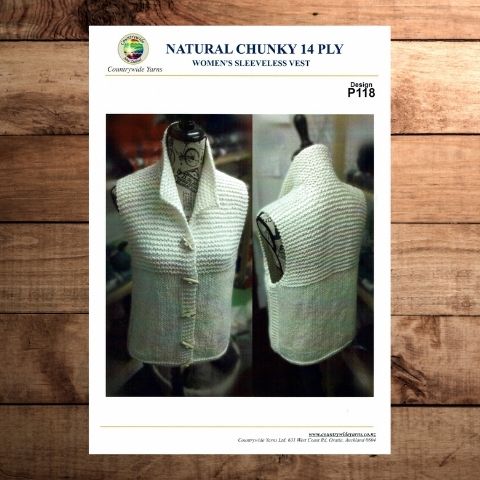 Countrywide 118  Womens Sleeveless Vest 14 Ply