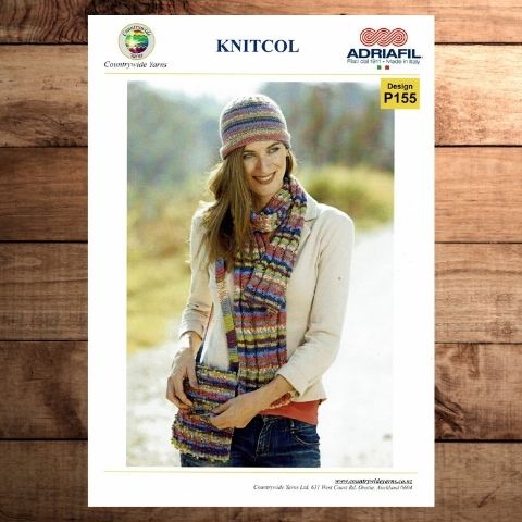 Countrywide 155   Knitcol Womens Hat, Scarf and Bag