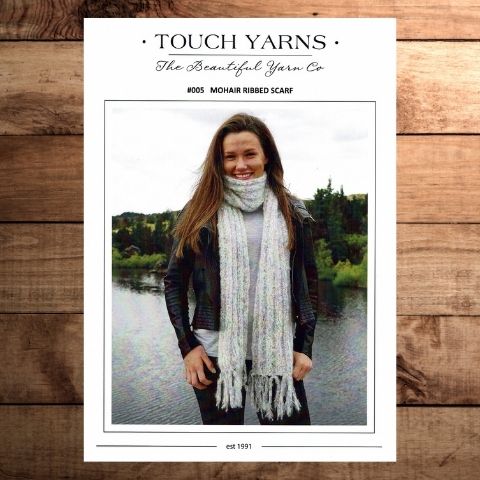 Touch Yarns 005 -  Mohair Ribbed Scarf