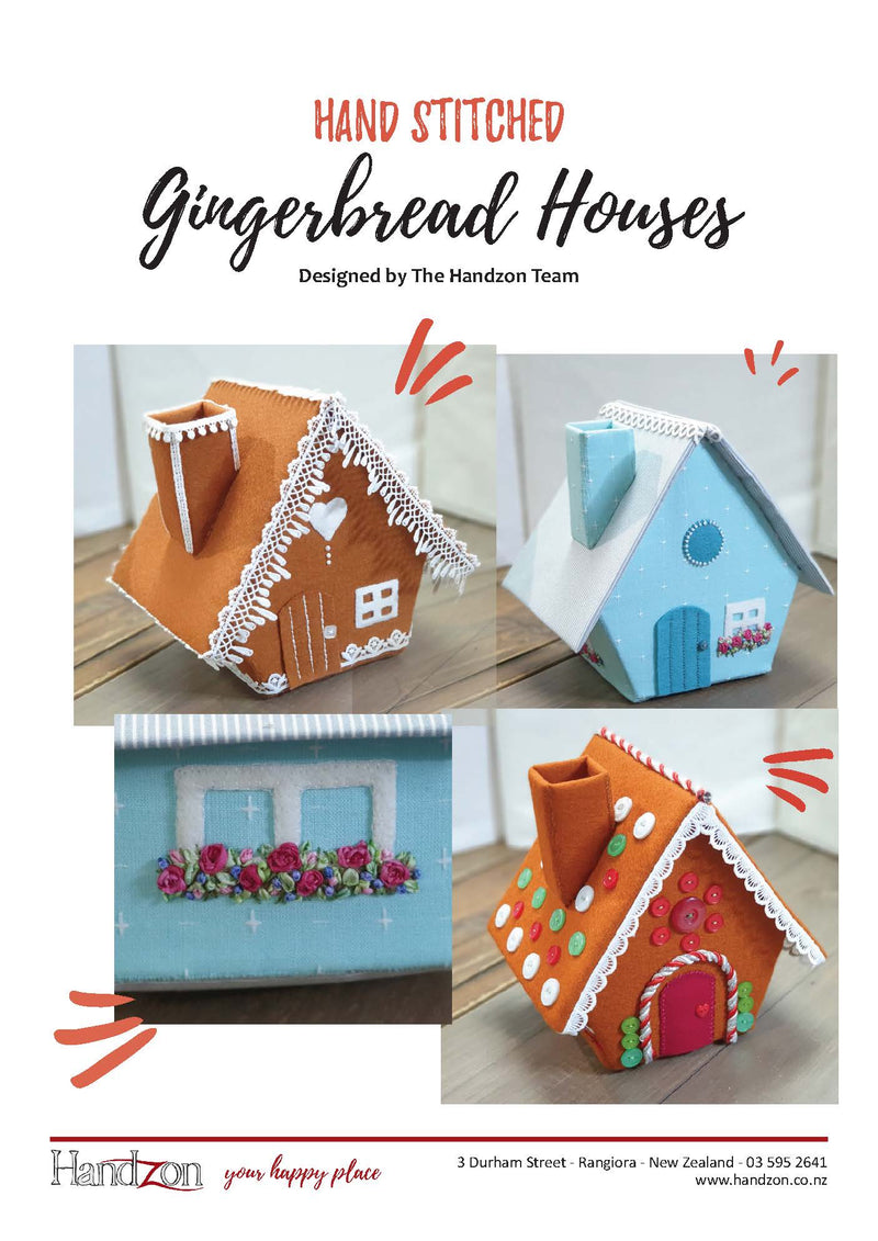 Gingerbread Houses Pattern - Digital