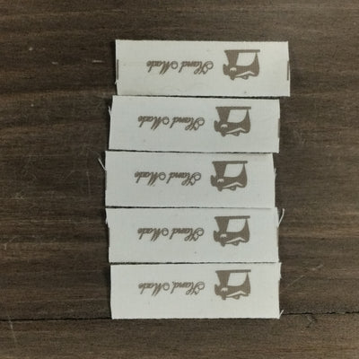 Woven Fabric Sew-in Labels 'Handmade with Love'