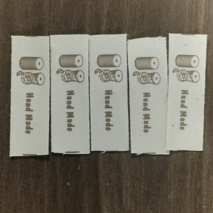 Woven Fabric Sew-in Labels 'Handmade with Love'