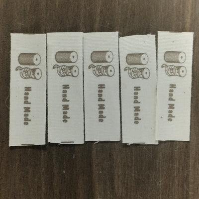 Woven Fabric Sew-in Labels 'Handmade with Love'