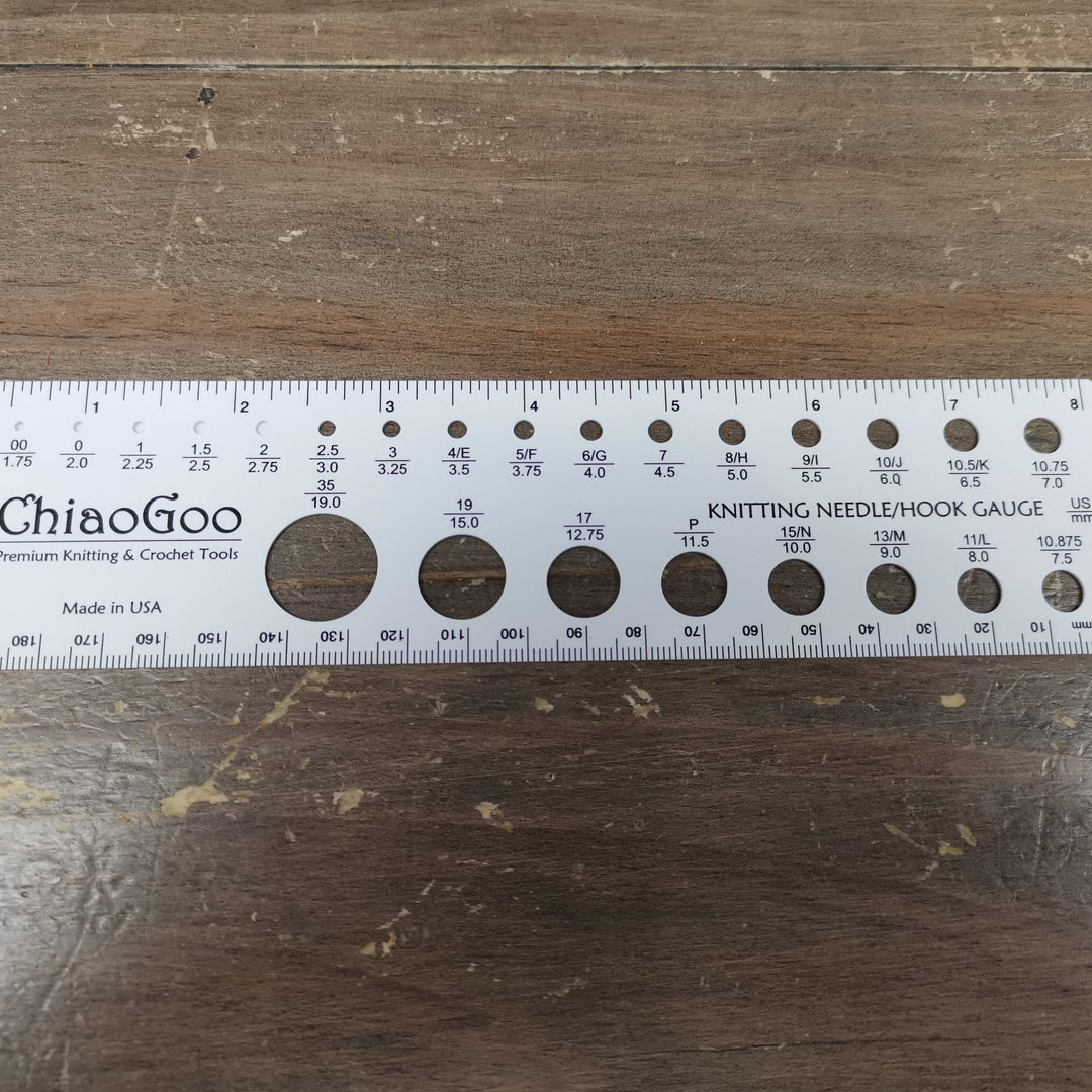 ChiaoGoo Needle Gauges