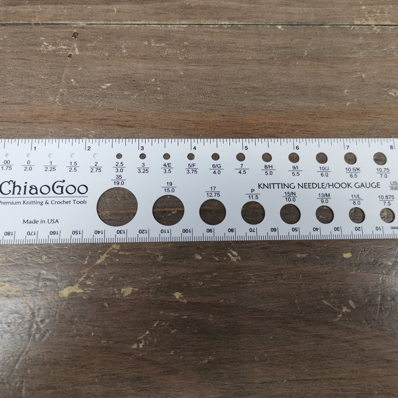 ChiaoGoo Needle Gauges