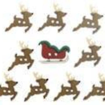 Dress It Up Embellishments - Christmas Buttons