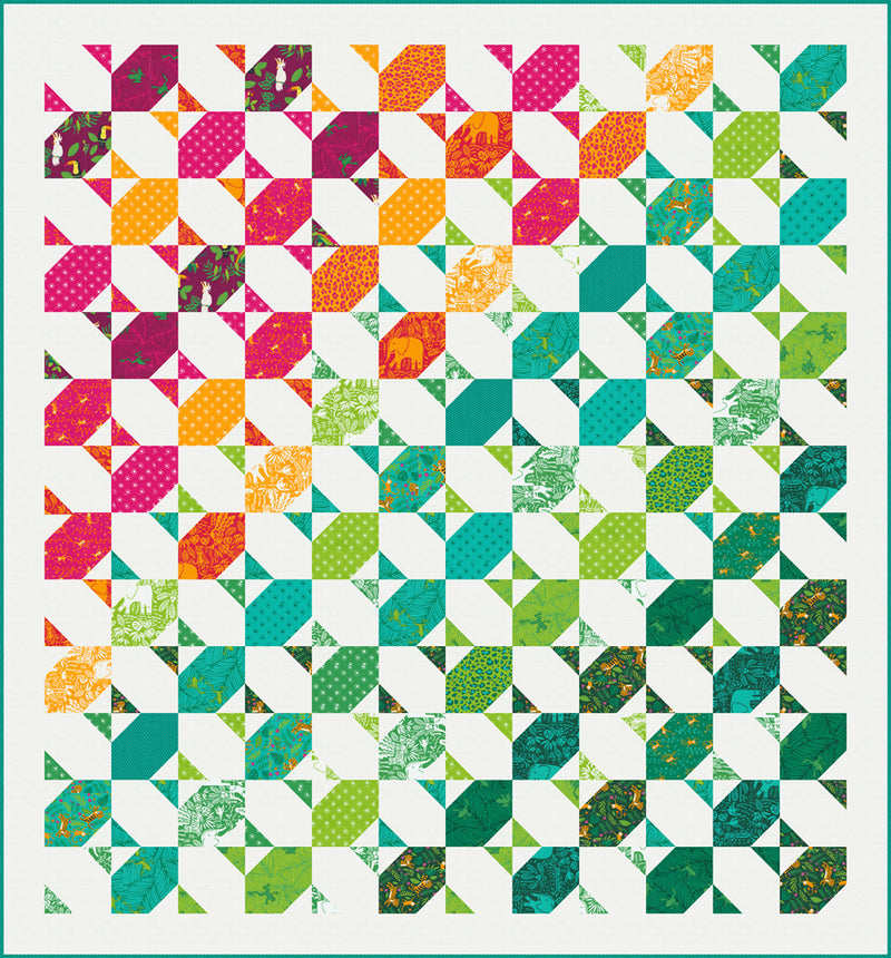 Block Print Quilt Pattern by Stacy Iest Hsu