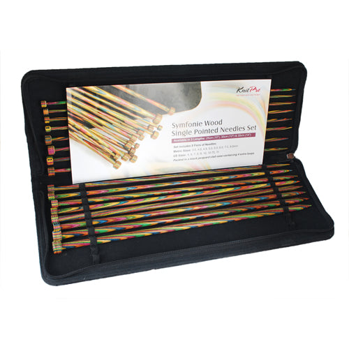 Knitpro Symfonie Wood Single Pointed Needles Set